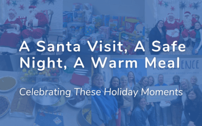 A Santa Visit, A Safe Night, A Warm Meal